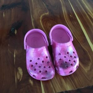 Pink Girls’ Size 8/9 Crocs